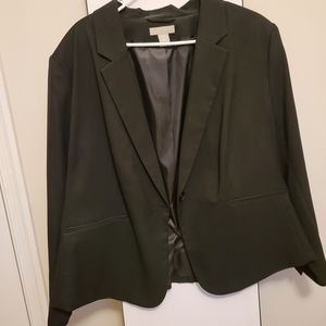 Black  Fitted Blazer